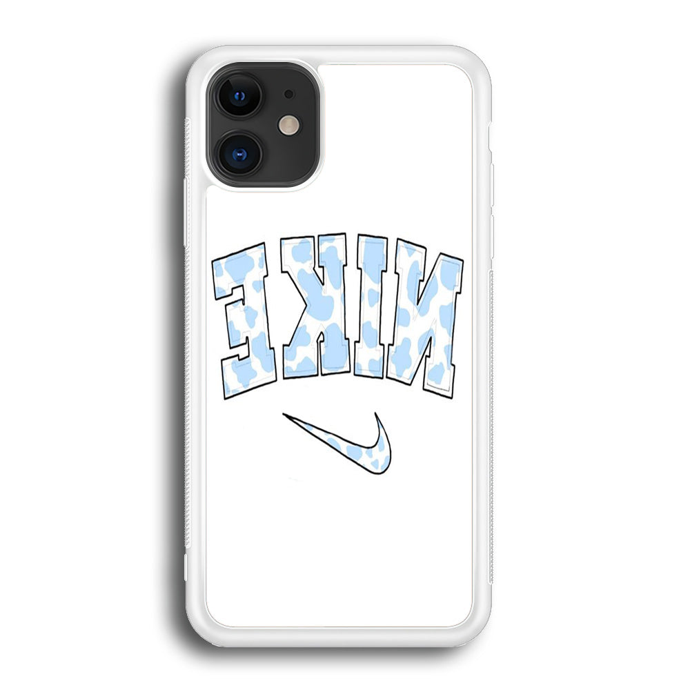 Nike White Skin Miror iPhone 12 Case