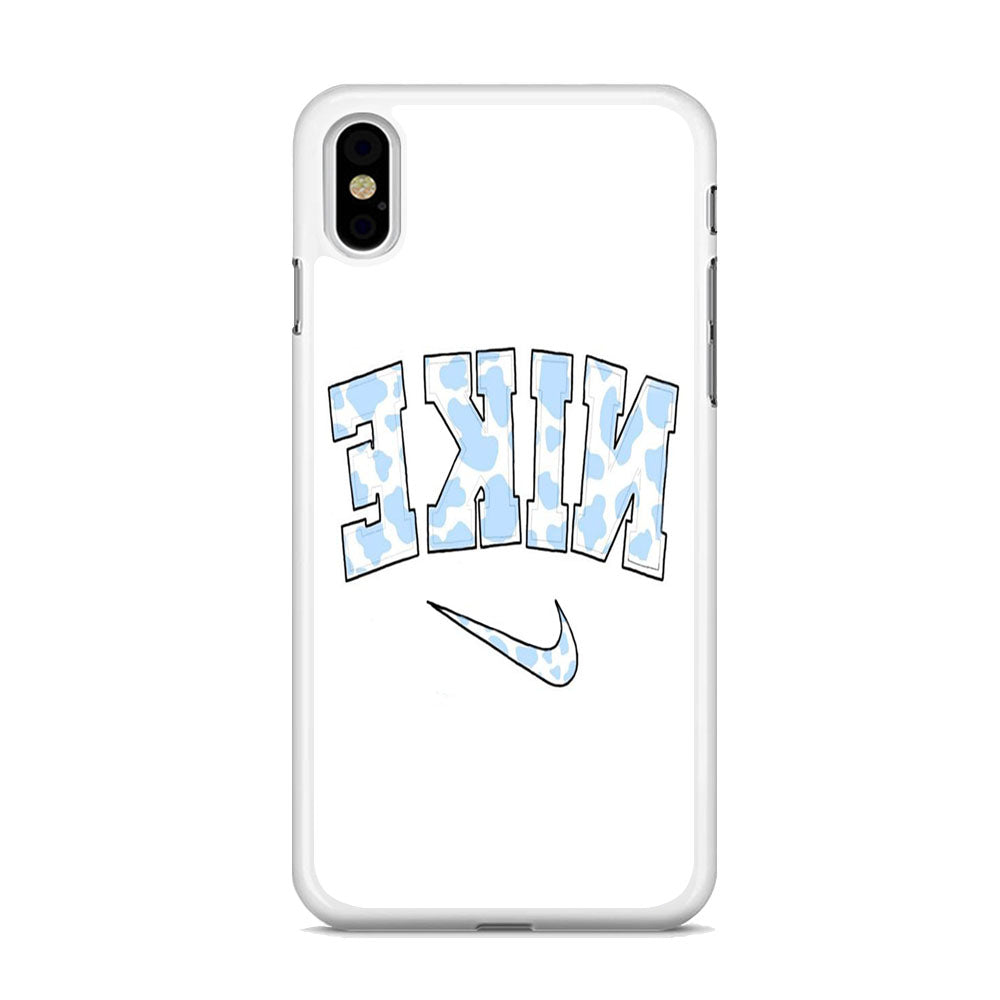 Nike White Skin Miror iPhone Xs Case