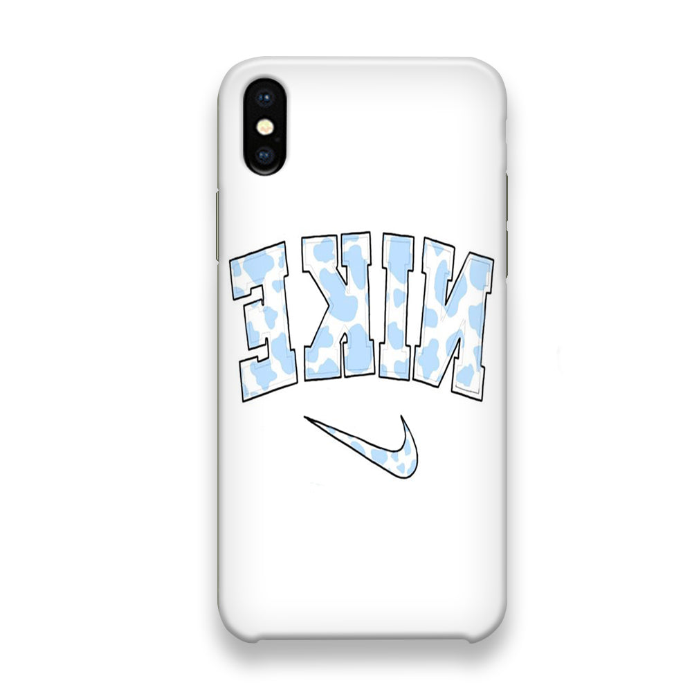 Nike White Skin Miror iPhone Xs Max Case