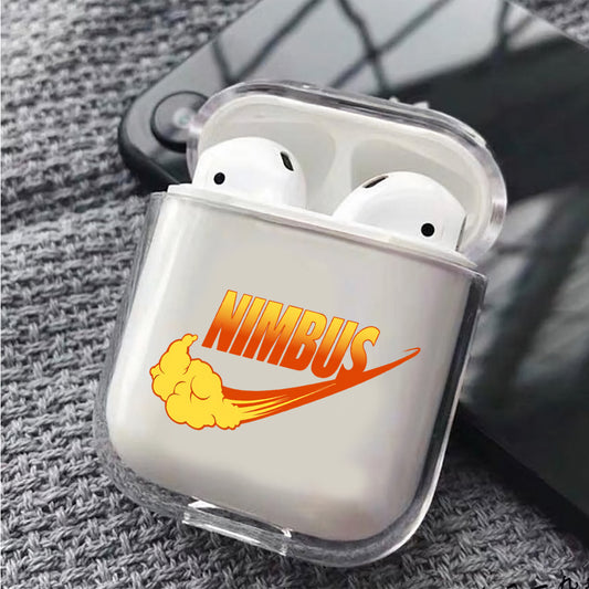 Nimbus Cloud Nike Hard Plastic Protective Clear Case Cover For Apple Airpods