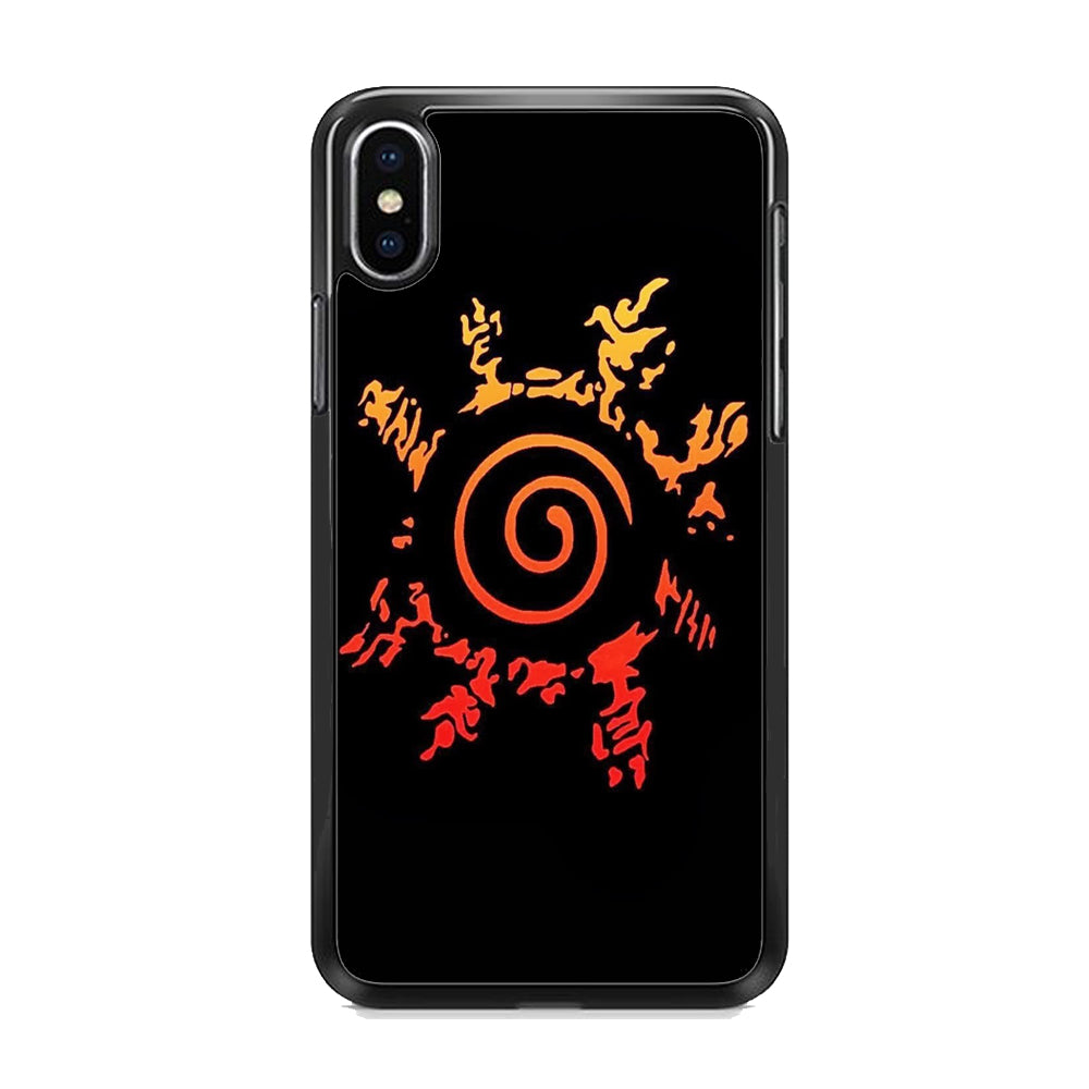 Nrt Naruto Curse Seal Logo iPhone X Case