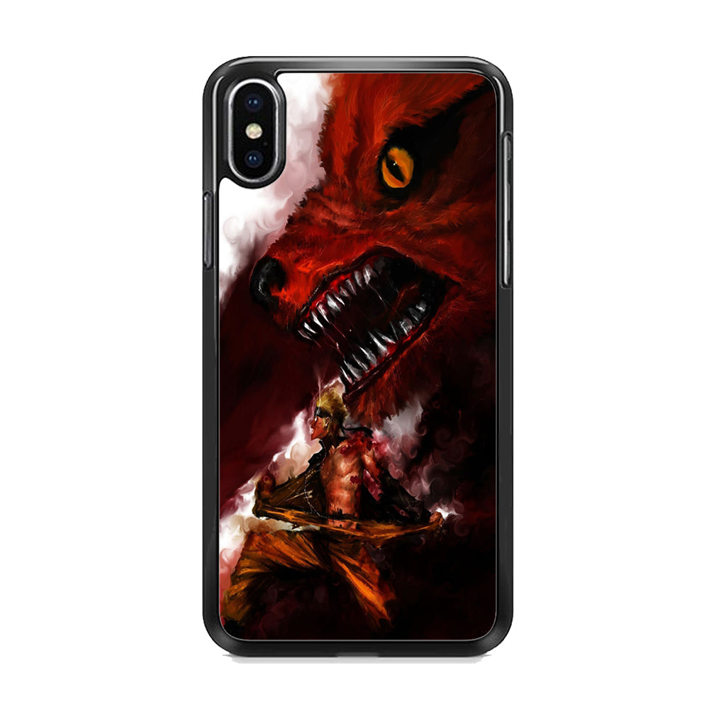 Nrt Naruto Kurama Kyuubi  iPhone X Case