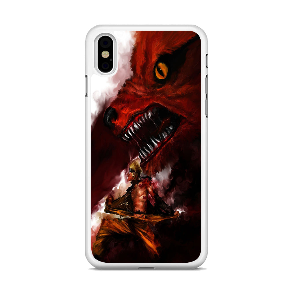 Nrt Naruto Kurama Kyuubi  iPhone X Case