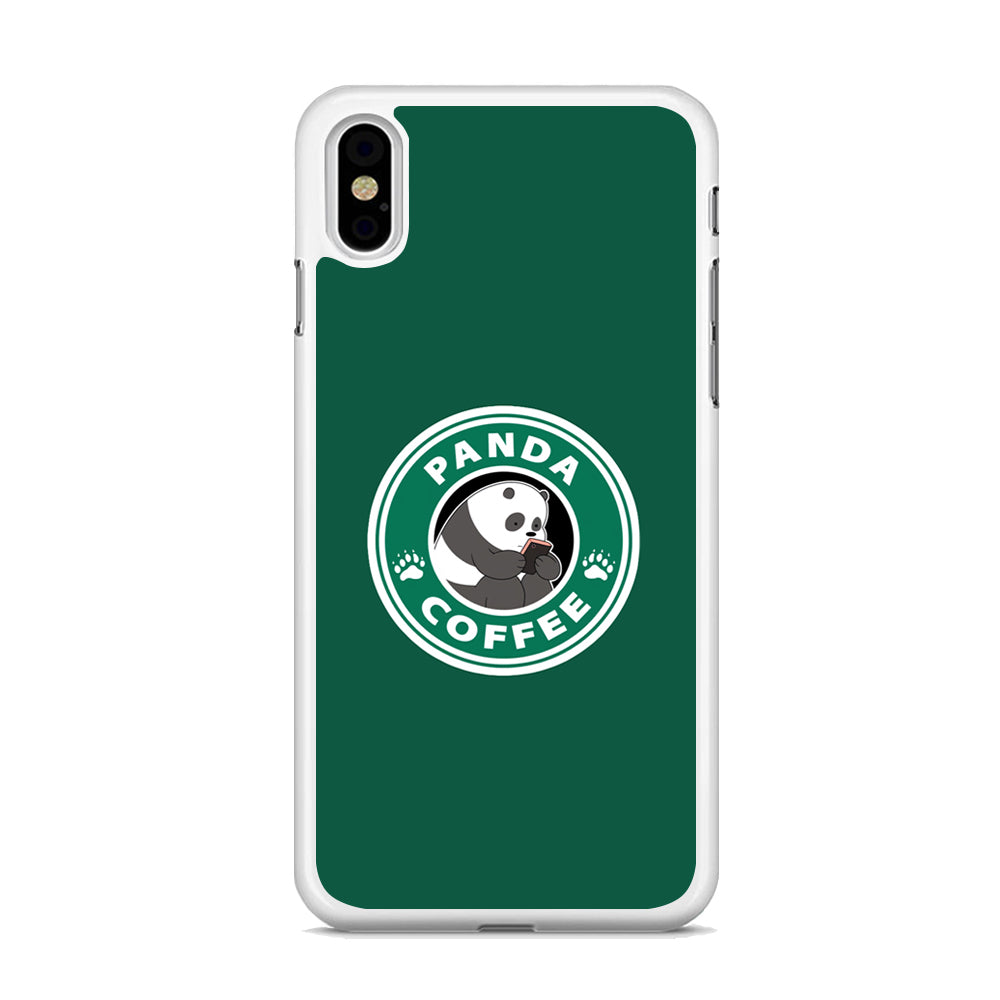 Panda Coffee  iPhone Xs Case