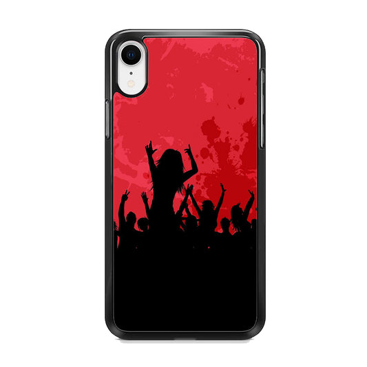 Party Silhouette iPhone XR Case