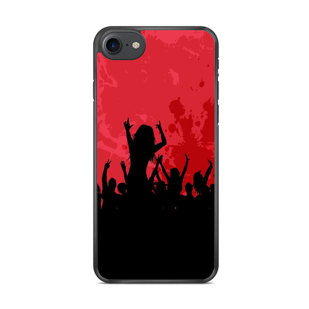 Party Silhouette  iPhone 8 Case