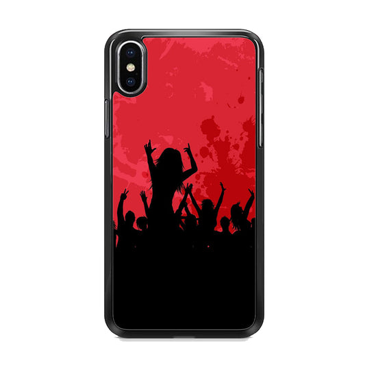 Party Silhouette  iPhone X Case