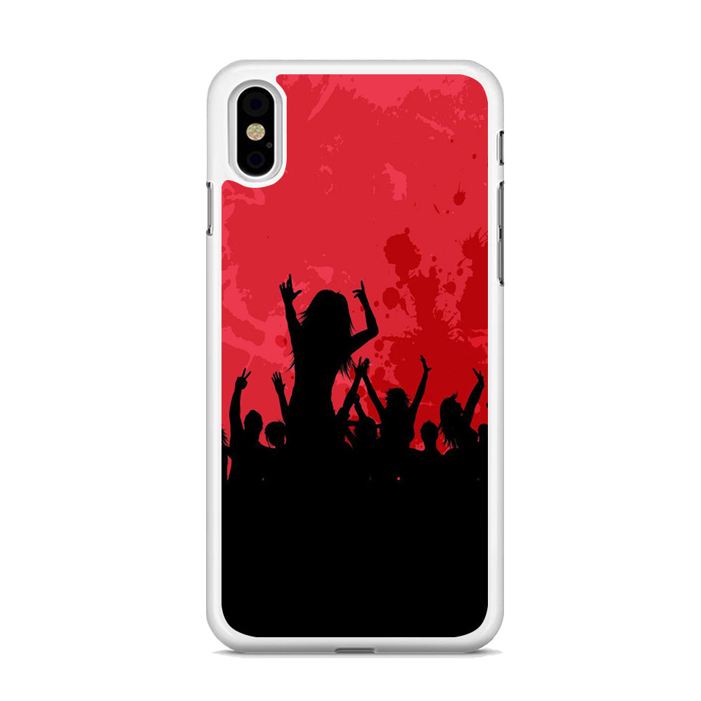 Party Silhouette  iPhone X Case