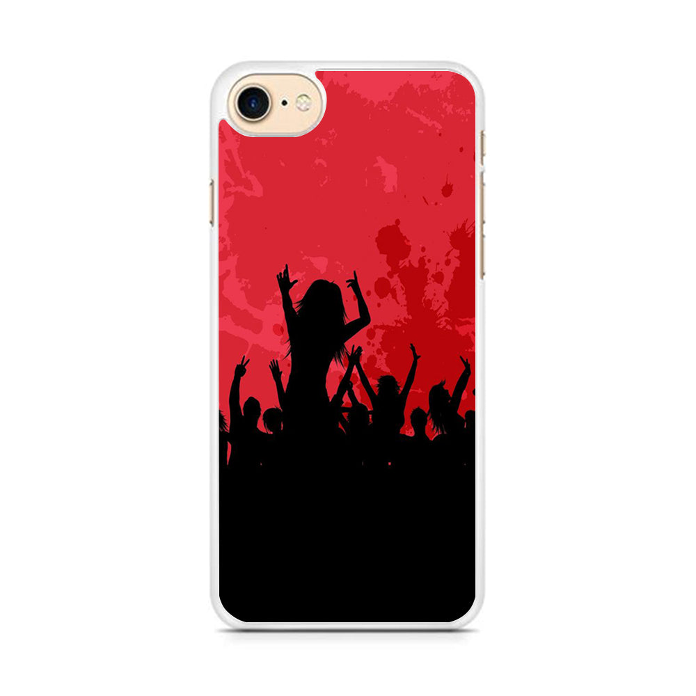 Party Silhouette  iPhone 8 Case