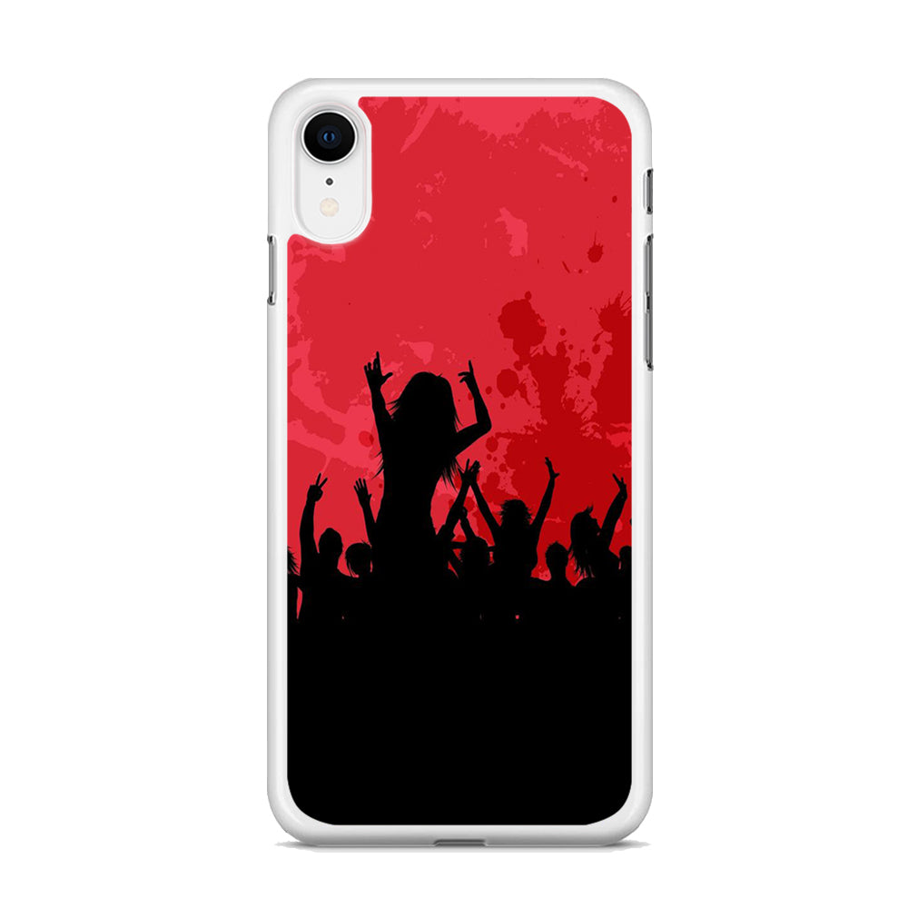 Party Silhouette iPhone XR Case