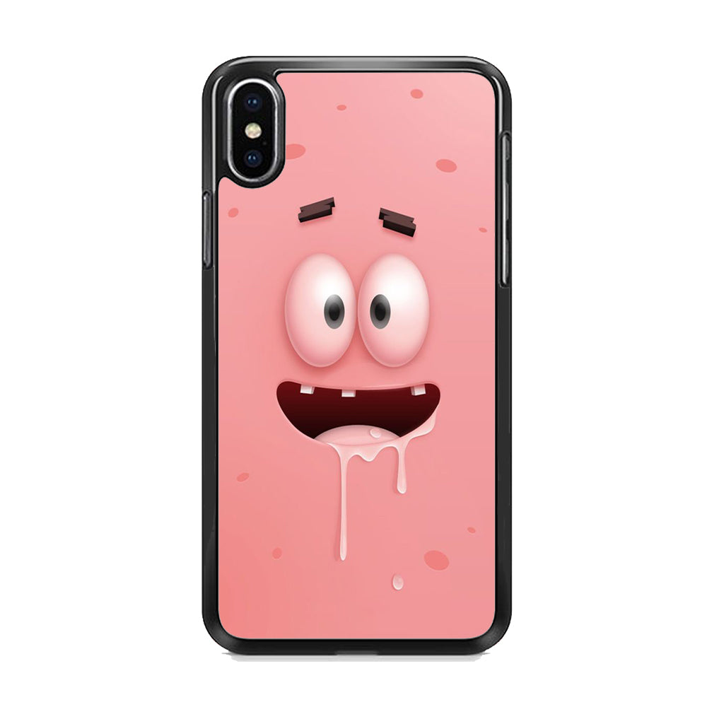 Patrick Star smiling face  iPhone X Case