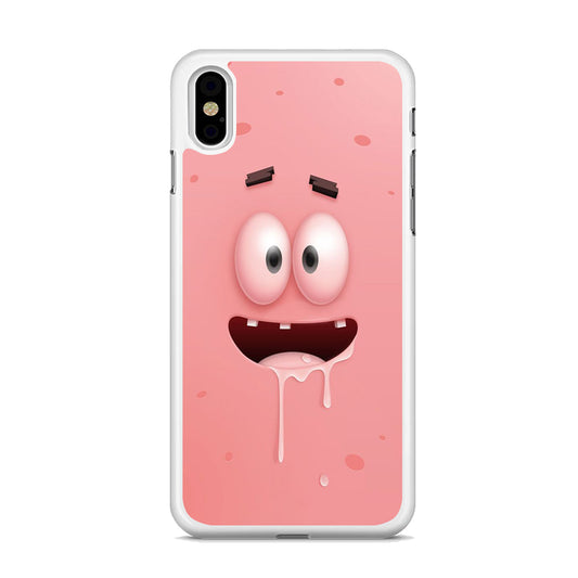 Patrick Star smiling face  iPhone X Case