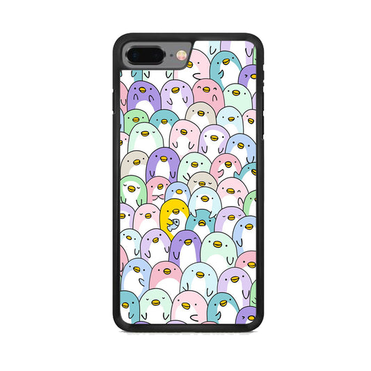 Pinguins Doodle iPhone 7 Plus Case