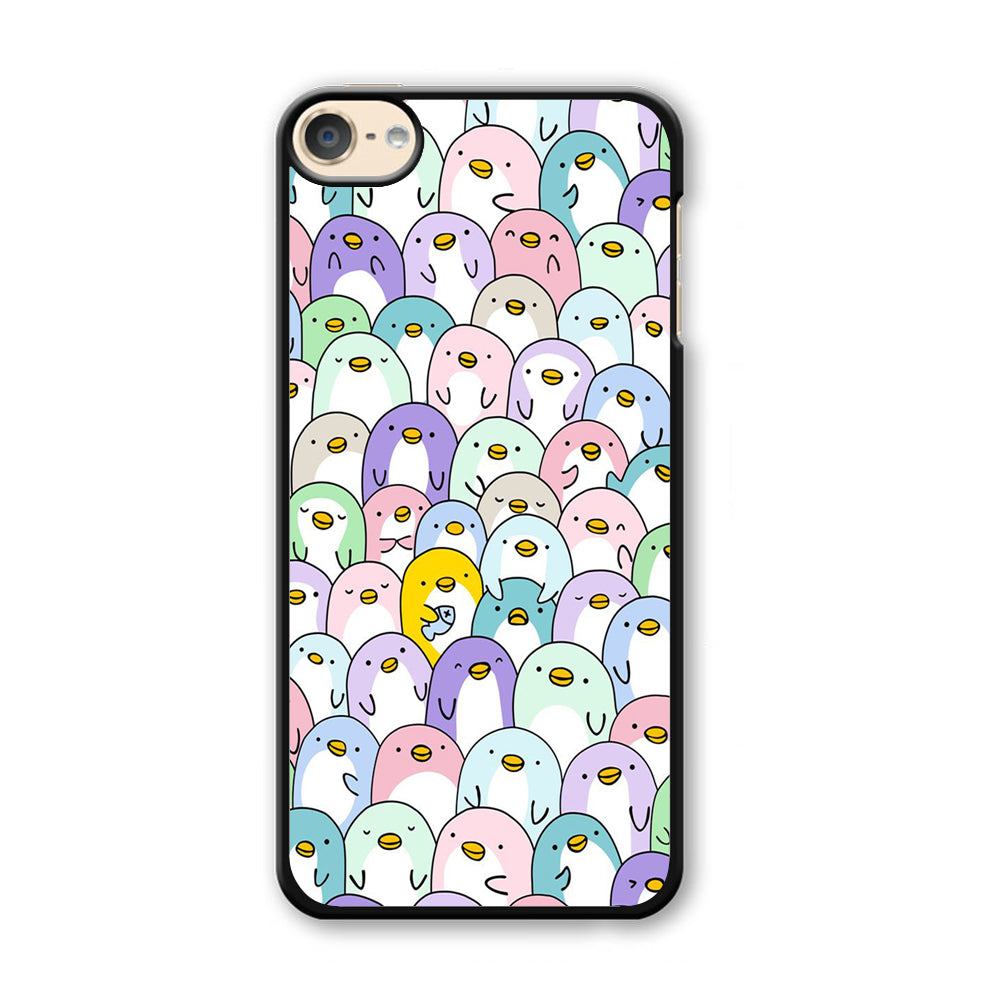 Pinguins Doodle  iPod Touch 6 Case