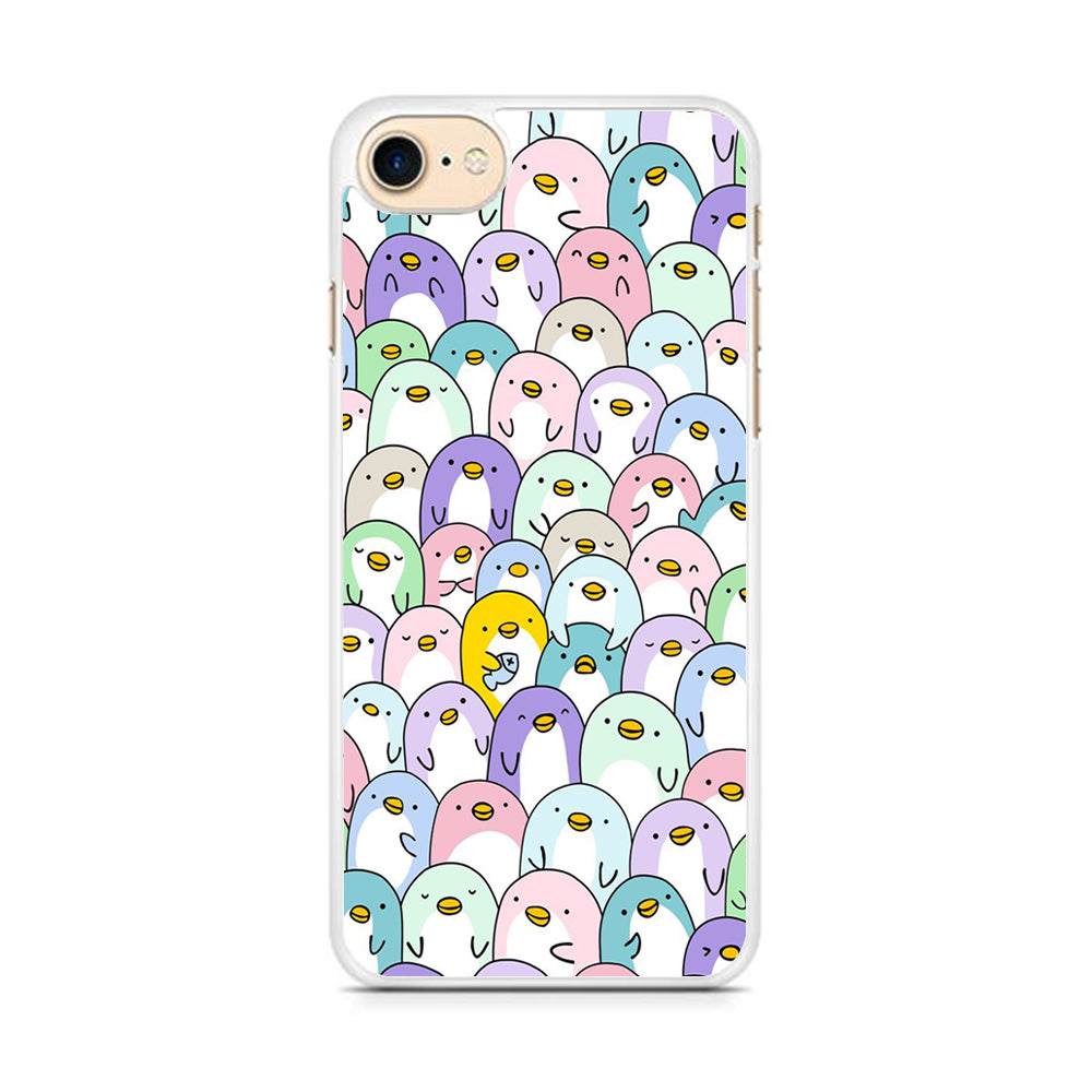 Pinguins Doodle  iPhone 7 Case