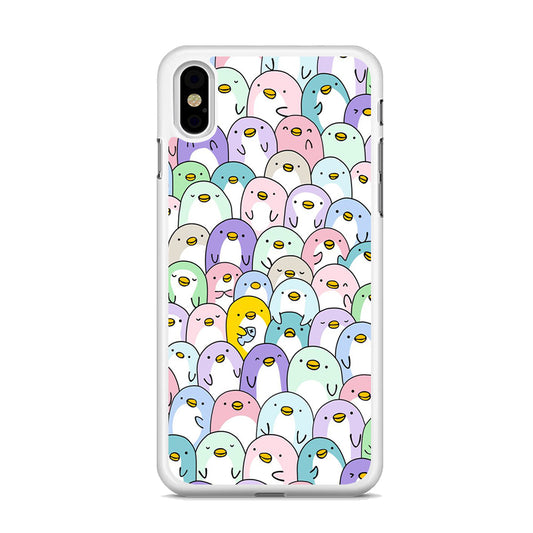 Pinguins Doodle  iPhone X Case