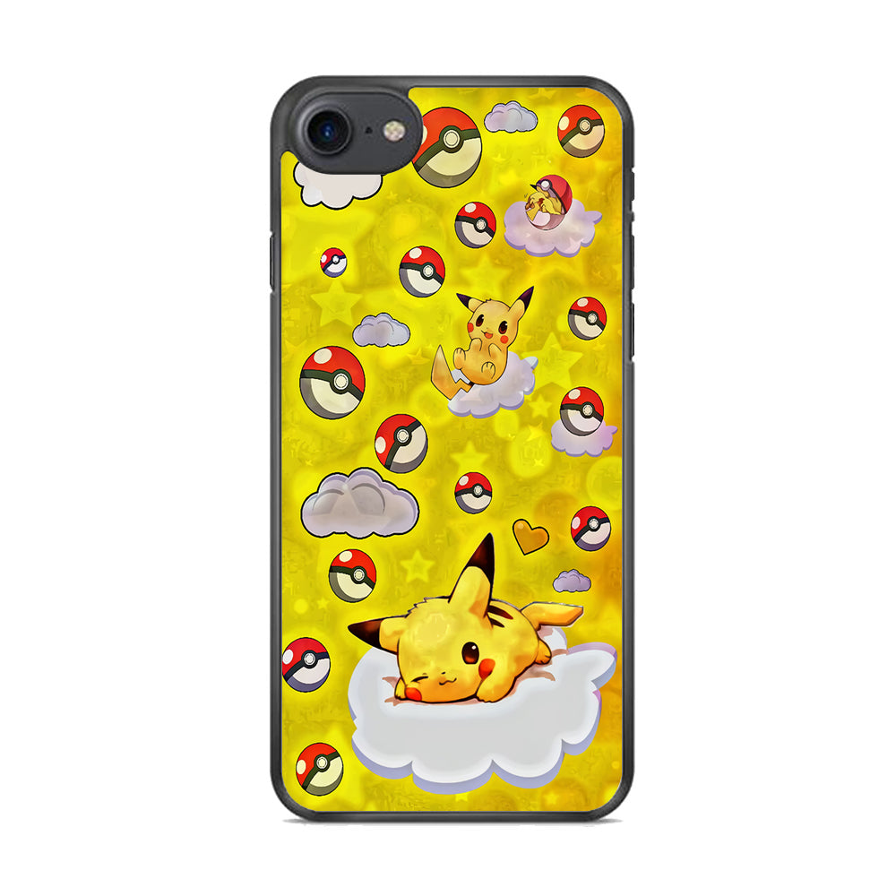 Pokemon Pikachu and Cloud iPhone 7 Case