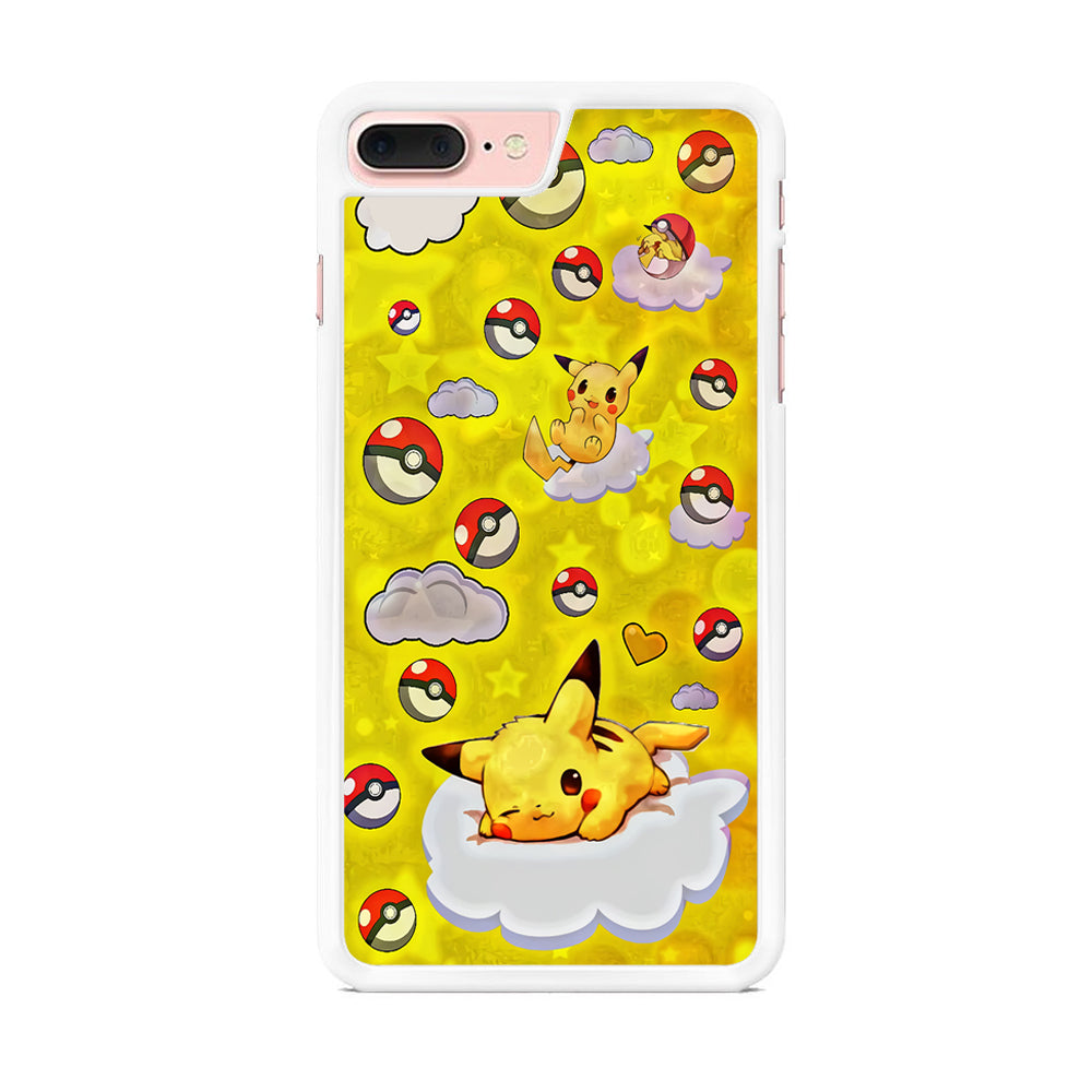 Pokemon Pikachu and Cloud iPhone 8 Plus Case