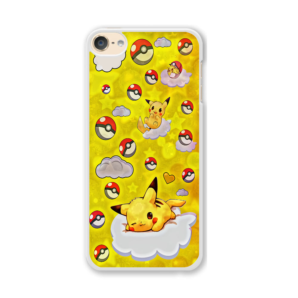 Pokemon Pikachu and Cloud iPod Touch 6 Case