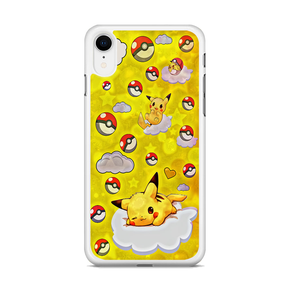 Pokemon Pikachu and Cloud iPhone XR Case