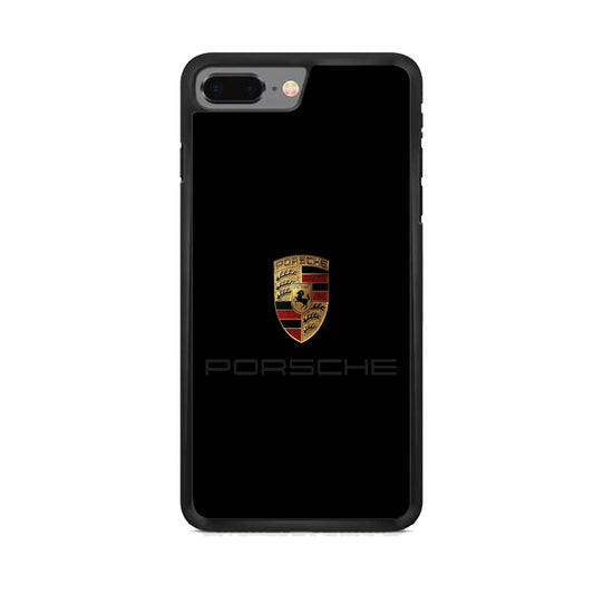 Porsche Logo Black iPhone 7 Plus Case