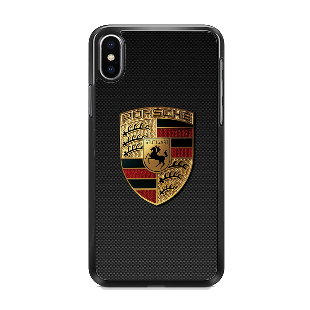 Porsche Logo Luxury iPhone X Case