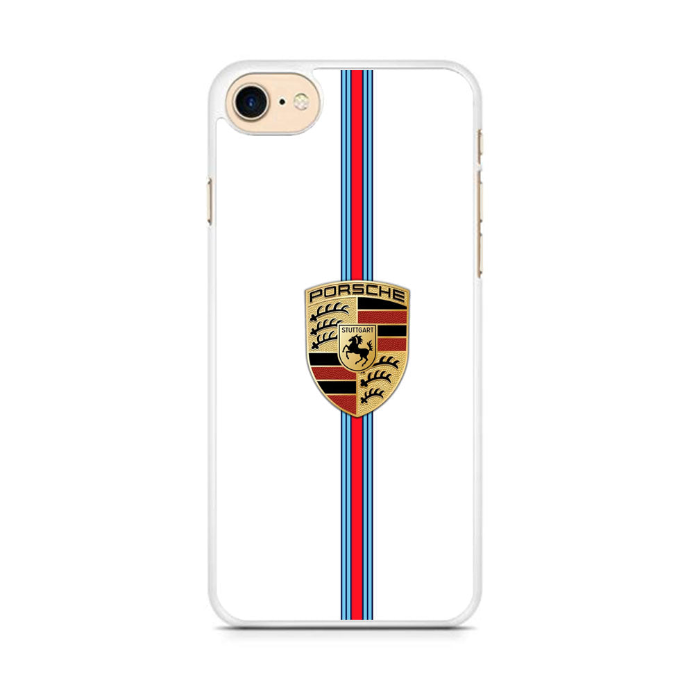 Porsche Logo White iPhone 7 Case