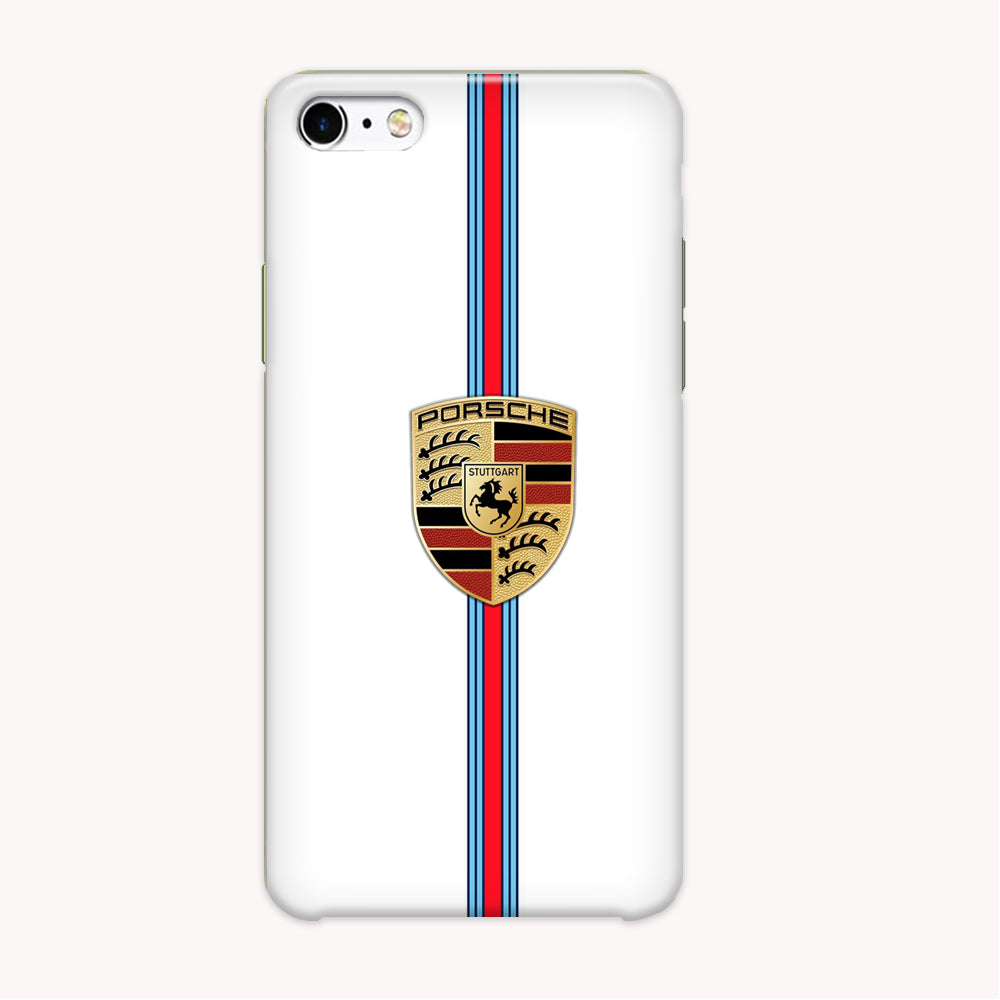 Porsche Logo White iPhone 6 Plus | 6s Plus Case