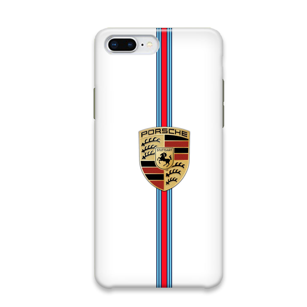 Porsche Logo White iPhone 7 Plus Case