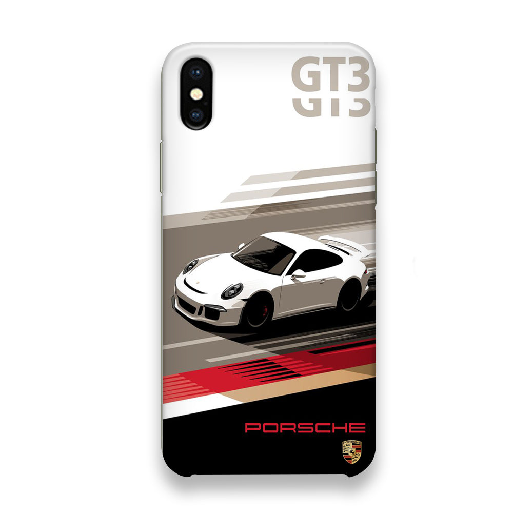 Porsche Speed Scene GT3 iPhone Xs Case