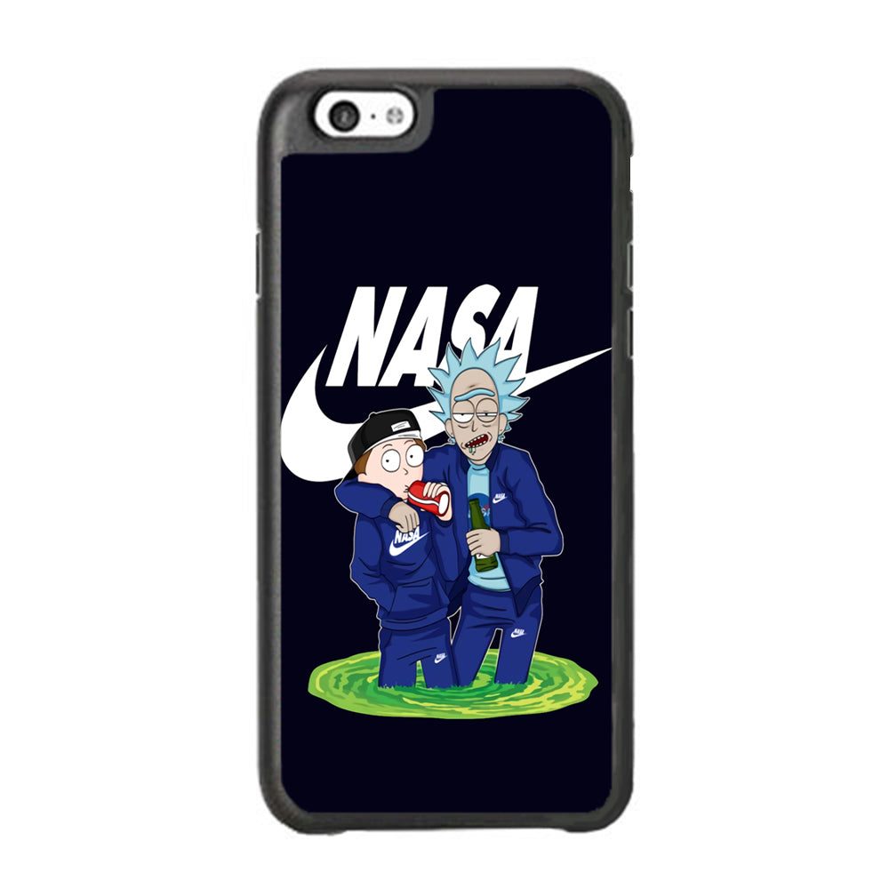 Rick and Morty Nasa Nike Blue   iPhone 6 Plus | 6s Plus Case