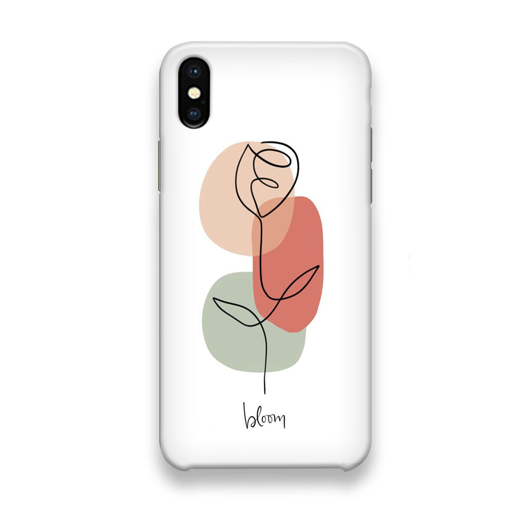 Rose Bloom Arts iPhone X Case