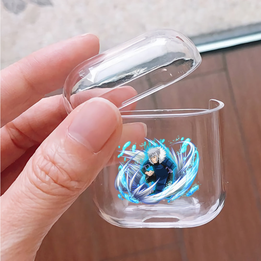 Senju Tobirama  Hard Plastic Protective Clear Case Cover For Apple Airpods