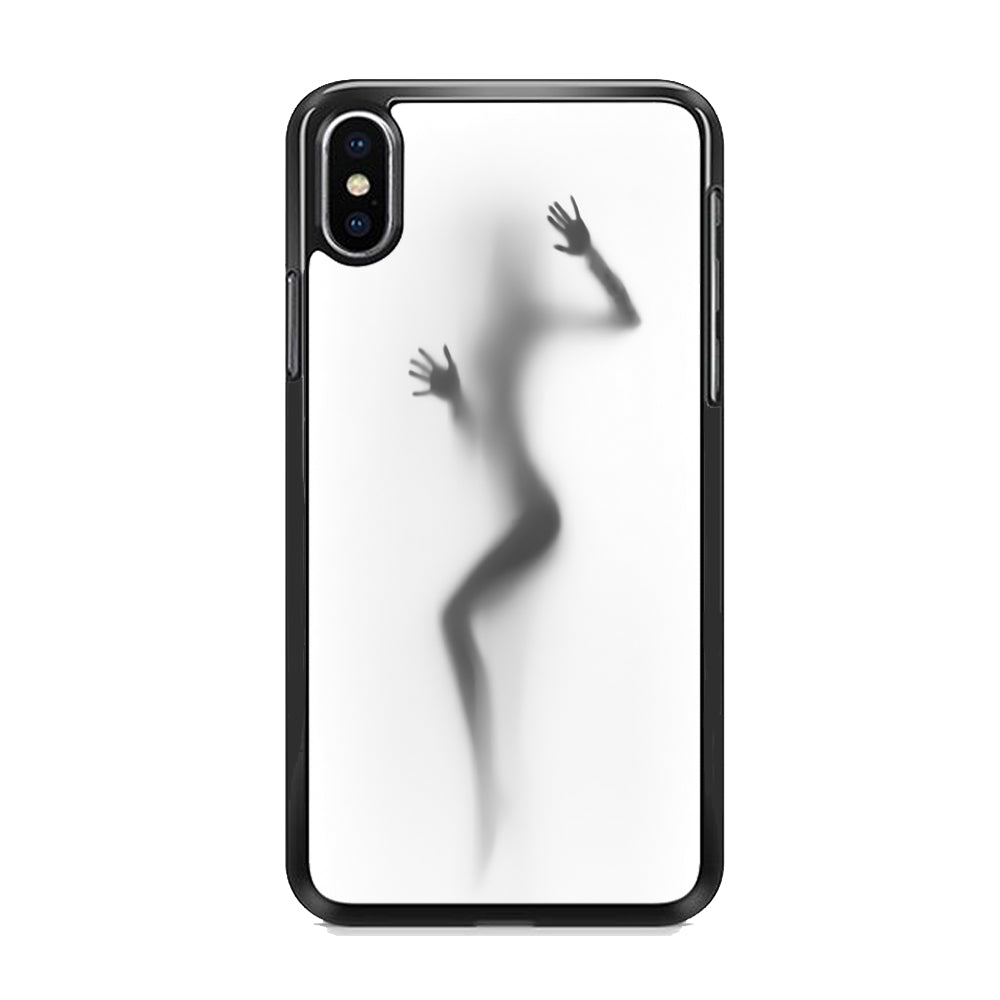 Silhouette Girl iPhone X Case