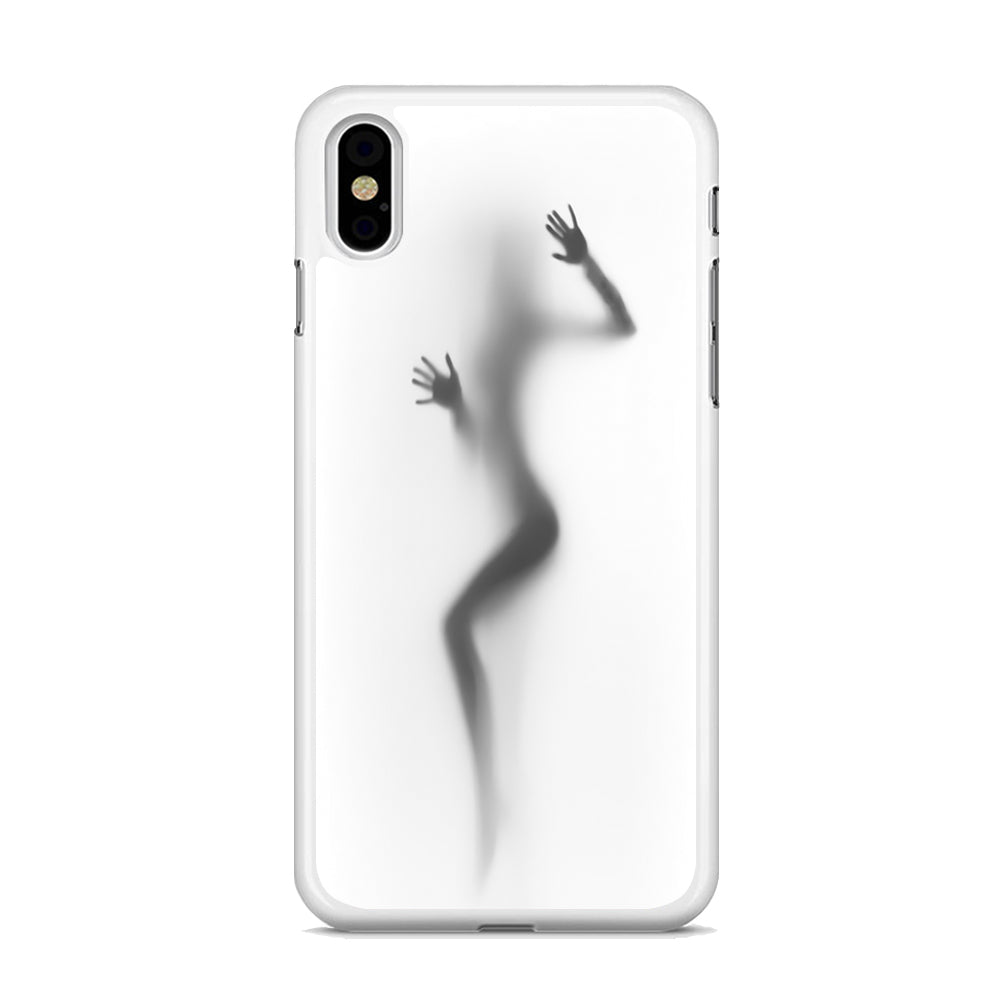 Silhouette Girl iPhone X Case