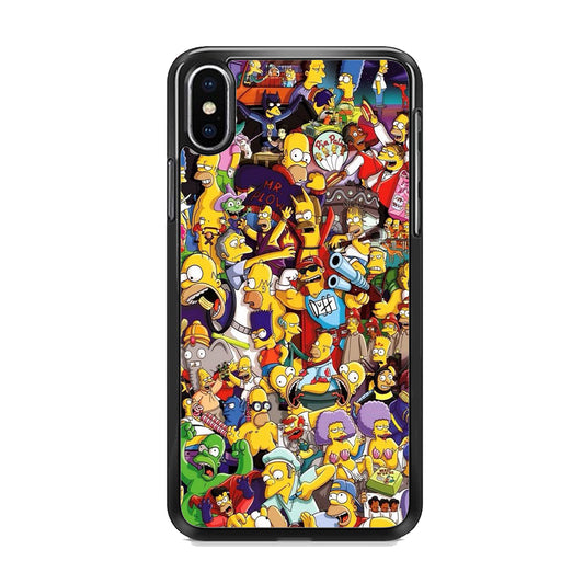 Simpson All Character  iPhone Xs Case