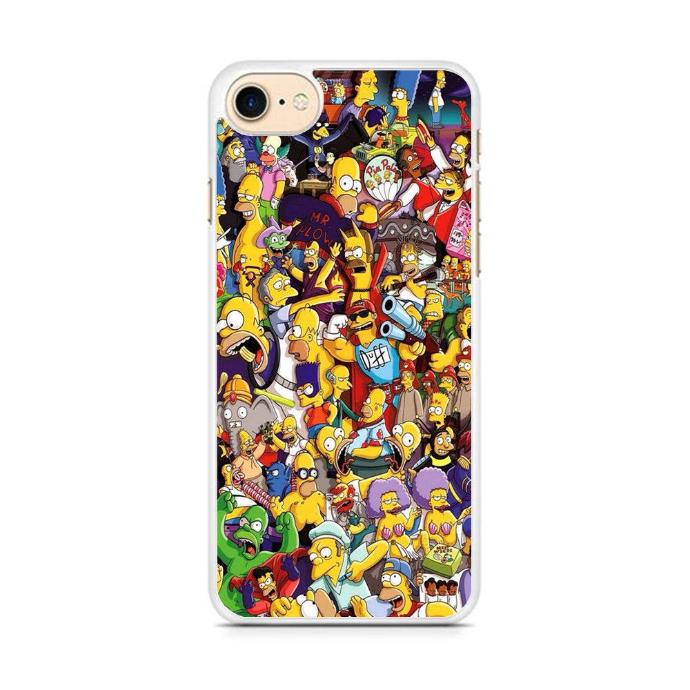 Simpson All Character iPhone 8 Case