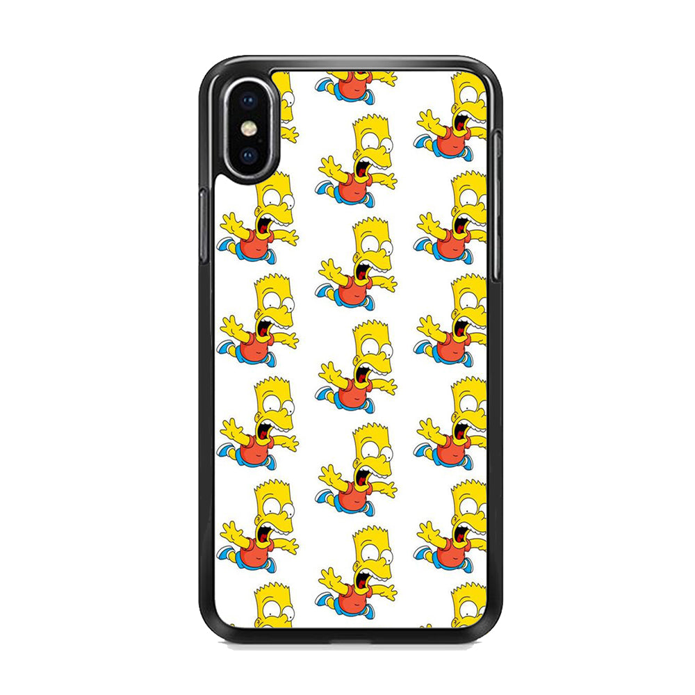 Simpson Pattern 001 iPhone Xs Case