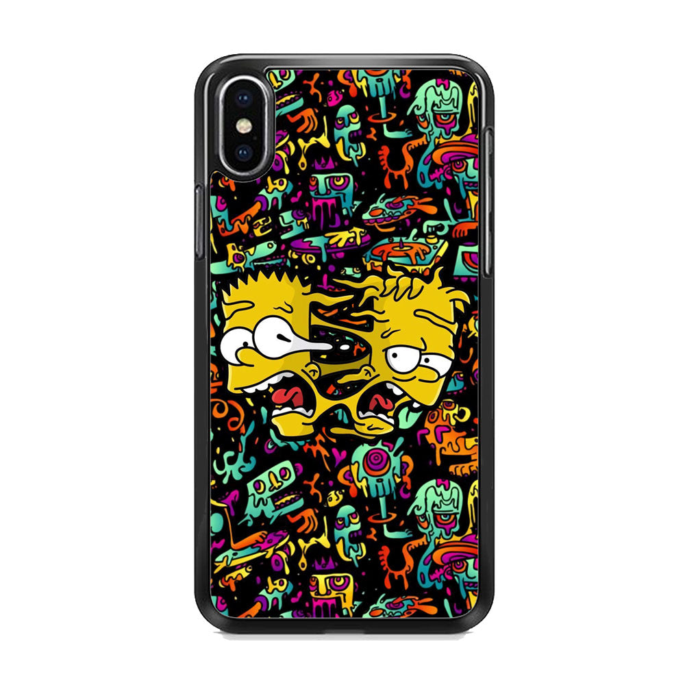 Simpsons Clone Twins iPhone X Case