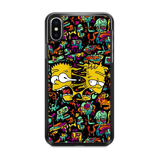 Simpsons Clone Twins iPhone X Case