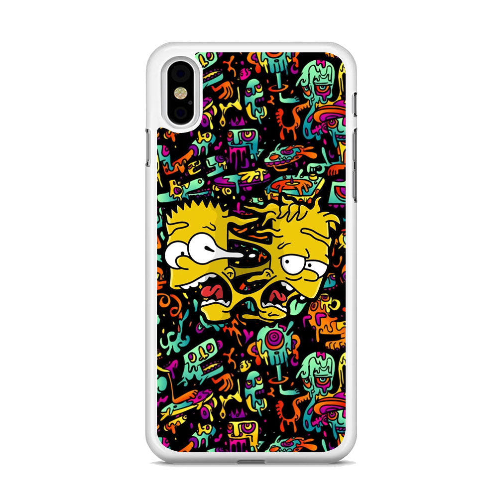 Simpsons Clone Twins iPhone Xs Case