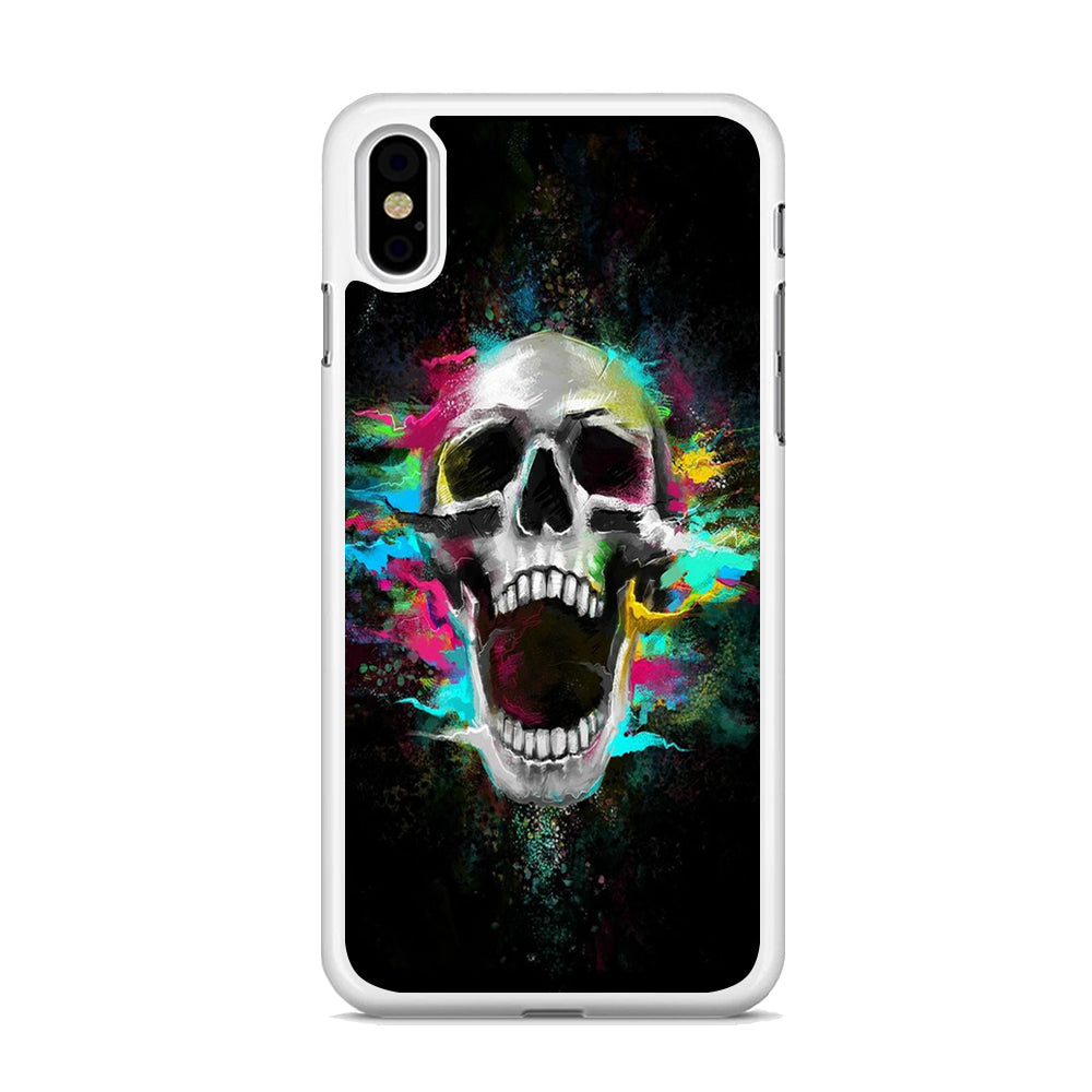 Skull Art 003 iPhone Xs Case