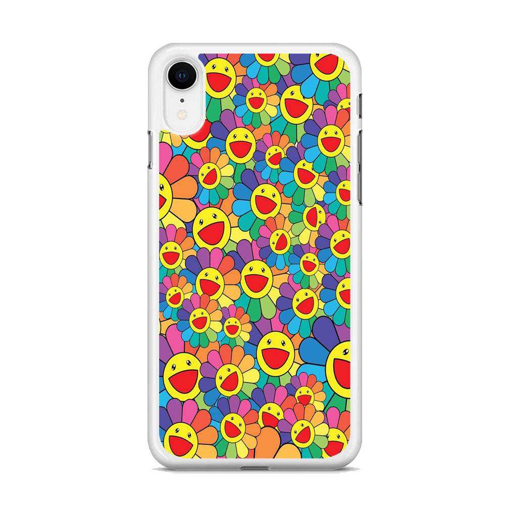 Smile Sun Flower iPhone XR Case