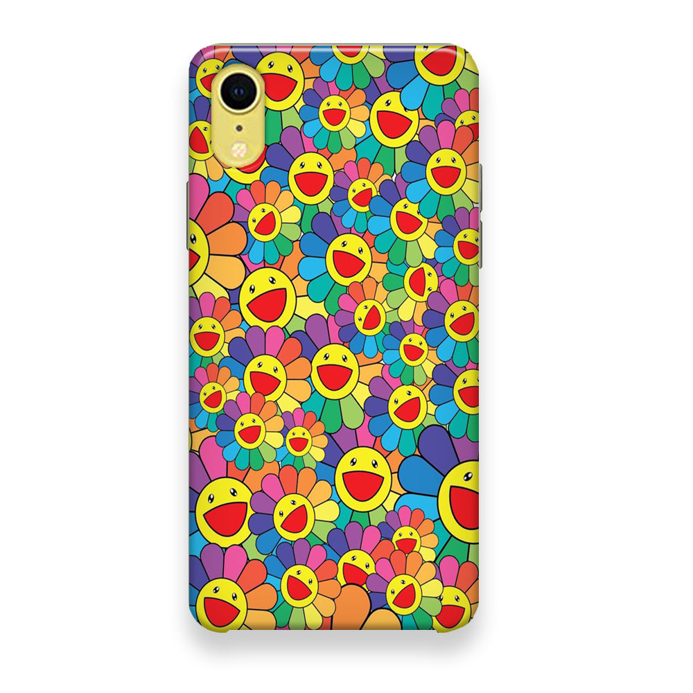 Smile Sun Flower iPhone XR Case