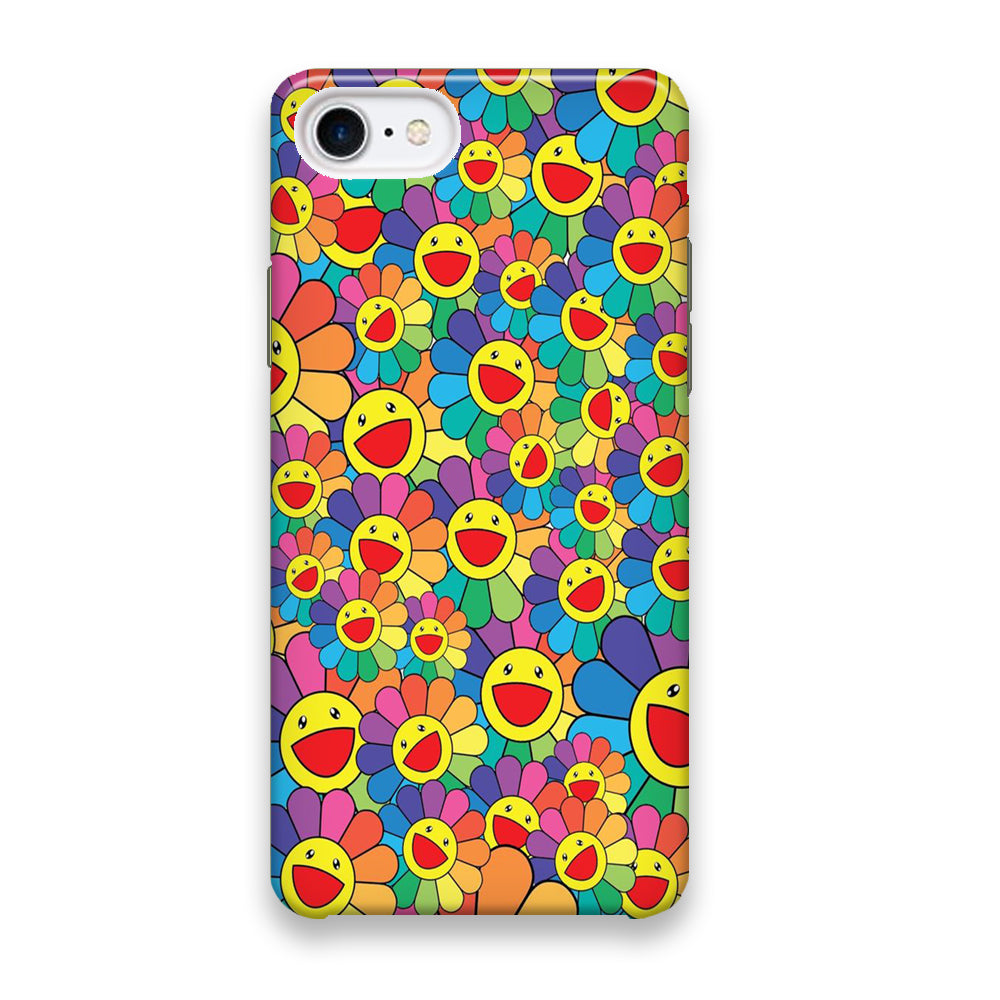 Smile Sun Flower iPhone 8 Case