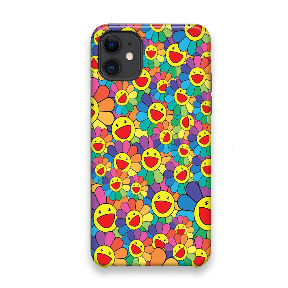 Smile Sun Flower iPhone 11 Case