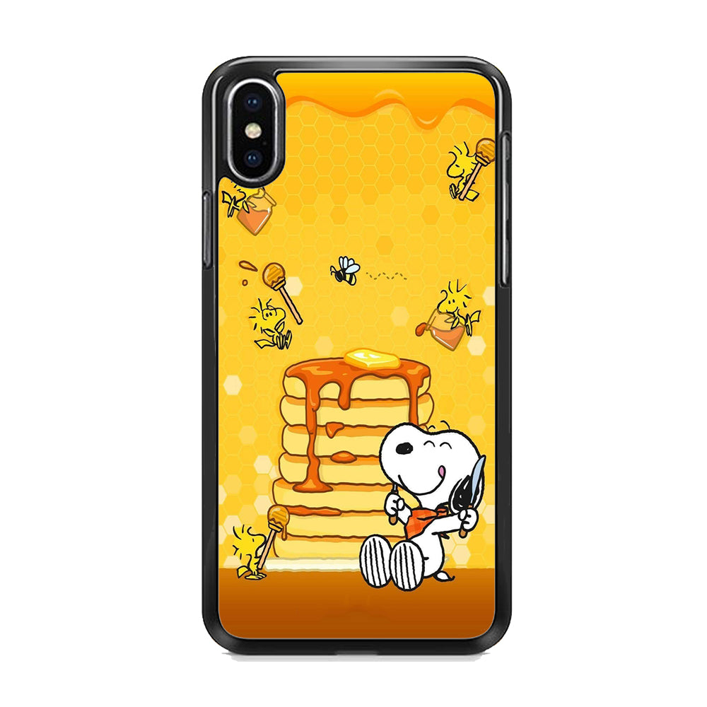 Snoopy Eats Honey iPhone X Case