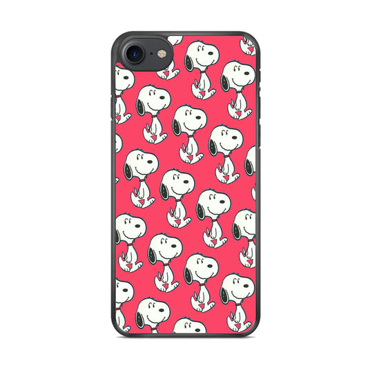 Snoopy Pattern Red iPhone 7 Case