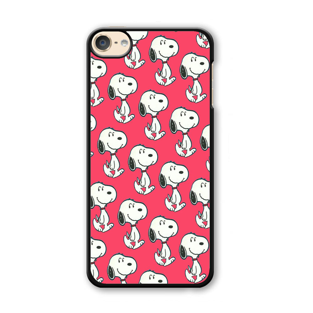 Snoopy Pattern Red iPod Touch 6 Case