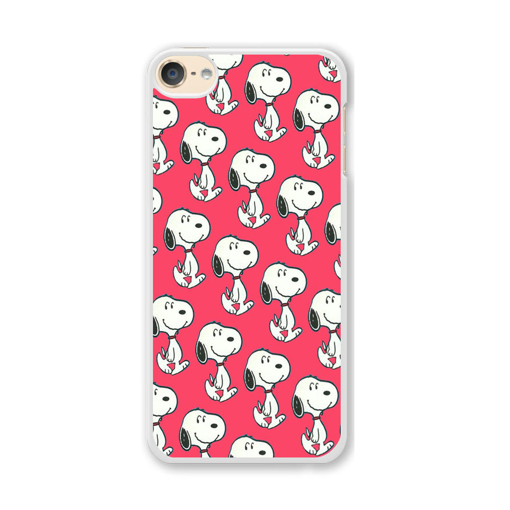 Snoopy Pattern Red iPod Touch 6 Case